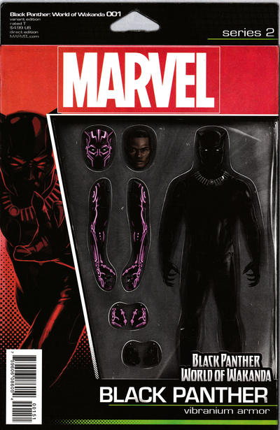 Cover for Black Panther: World of Wakanda (Marvel, 2017 series) #1 [John Tyler Christopher Action Figure (Black Panther)]