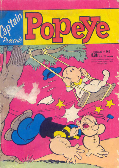 Cover for Cap'tain Présente Popeye (Société Française de Presse Illustrée (SFPI), 1964 series) #95