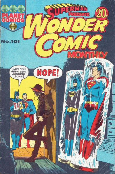 Cover for Superman Presents Wonder Comic Monthly (K. G. Murray, 1965 ? series) #101