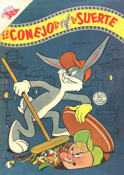 Cover for El Conejo de la Suerte (Editorial Novaro, 1950 series) #39