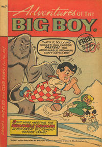 Cover Thumbnail for Adventures of the Big Boy (Webs Adventure Corporation, 1957 series) #71 [West]