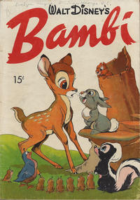 Cover Thumbnail for Four Color (Dell, 1942 series) #12 - Walt Disney's Bambi [15¢]