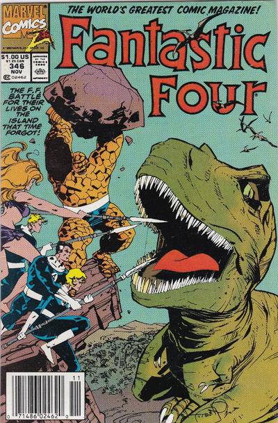Cover for Fantastic Four (Marvel, 1961 series) #346 [Newsstand]