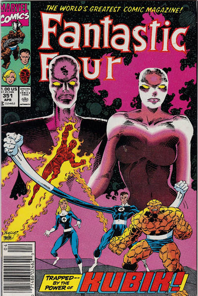 Cover for Fantastic Four (Marvel, 1961 series) #351 [Newsstand]