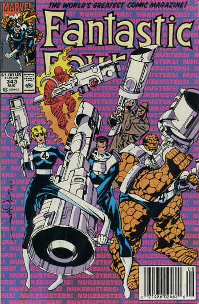Cover for Fantastic Four (Marvel, 1961 series) #343 [Newsstand]