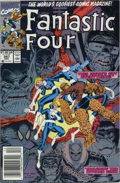 Cover for Fantastic Four (Marvel, 1961 series) #347 [Newsstand]