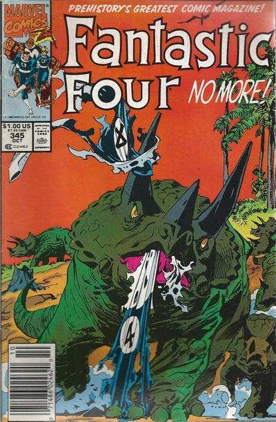 Cover for Fantastic Four (Marvel, 1961 series) #345 [Newsstand]