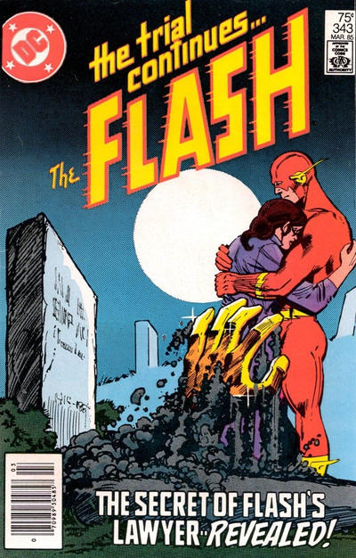 Cover for The Flash (DC, 1959 series) #343 [Newsstand]