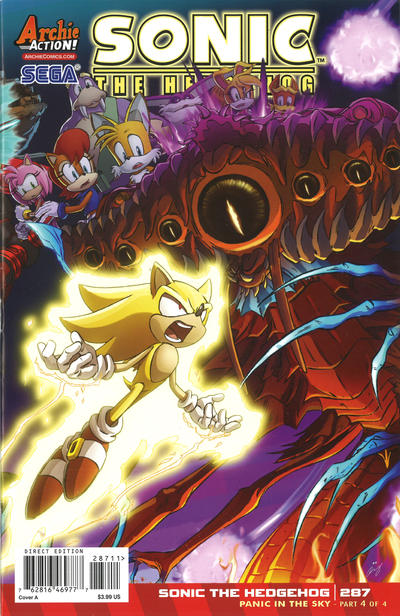 Cover for Sonic the Hedgehog (Archie, 1993 series) #287 [Cover A Dan Schoening]