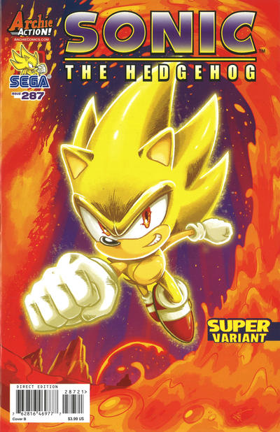 Cover for Sonic the Hedgehog (Archie, 1993 series) #287 [Cover B Vincent Lovallo]