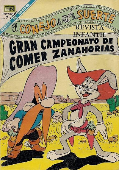 Cover for El Conejo de la Suerte (Editorial Novaro, 1950 series) #282