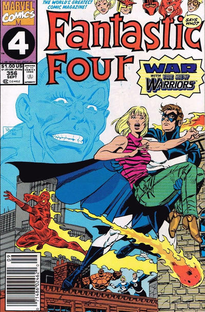 Cover for Fantastic Four (Marvel, 1961 series) #356 [Newsstand]