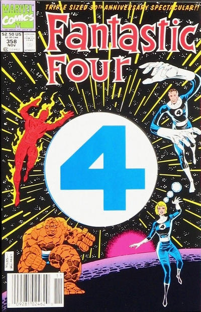 Cover for Fantastic Four (Marvel, 1961 series) #358 [Newsstand]