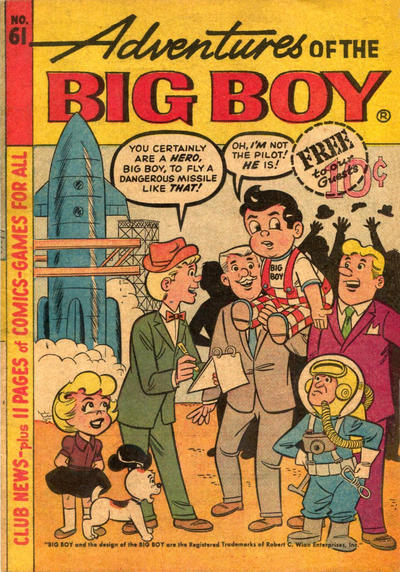 Cover for Adventures of the Big Boy (Webs Adventure Corporation, 1957 series) #61 [West]
