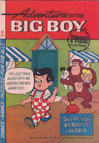 Cover for Adventures of the Big Boy (Webs Adventure Corporation, 1957 series) #137 [West]