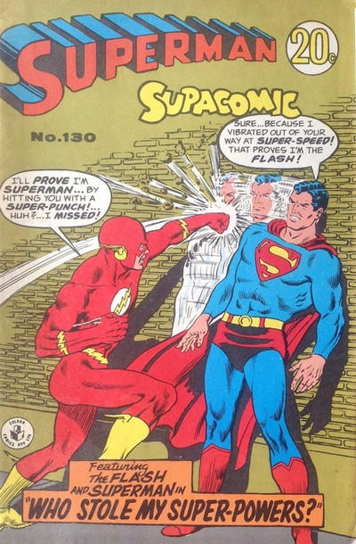 Cover for Superman Supacomic (K. G. Murray, 1959 series) #130