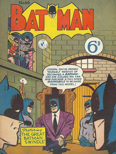 Cover for Batman (K. G. Murray, 1950 series) #66 [6D price]