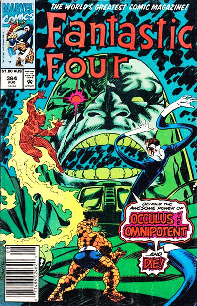 Cover for Fantastic Four (Marvel, 1961 series) #364 [Australian]