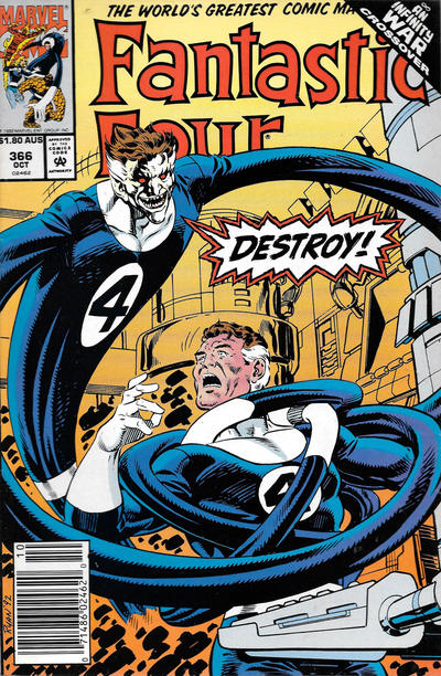 Cover for Fantastic Four (Marvel, 1961 series) #366 [Australian]