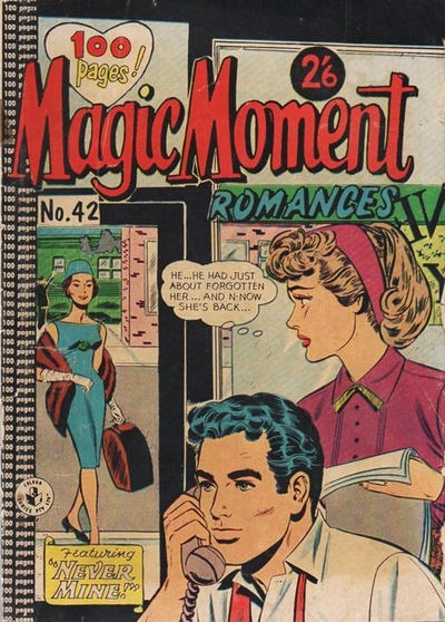 Cover for Magic Moment Romances (K. G. Murray, 1958 series) #42