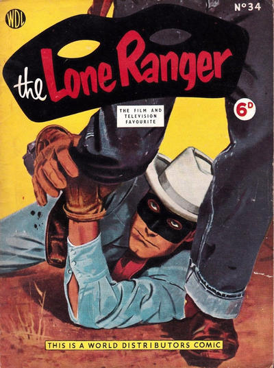 Cover for The Lone Ranger (World Distributors, 1953 series) #34