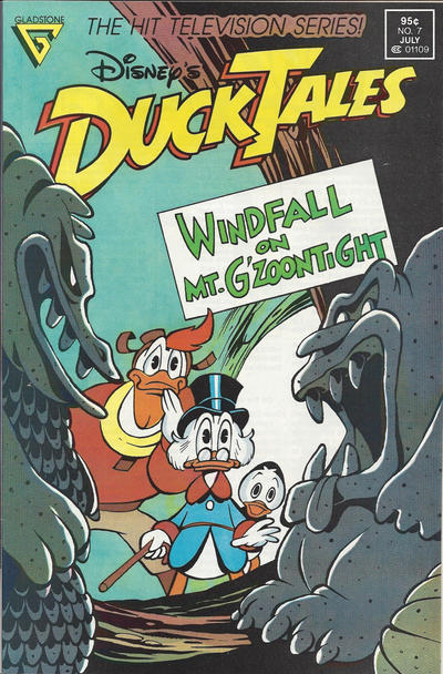 Cover for Disney's DuckTales (Gladstone, 1988 series) #7 [Newsstand]