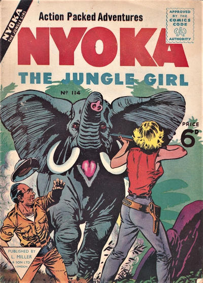 Cover for Nyoka the Jungle Girl (L. Miller & Son, 1951 series) #114