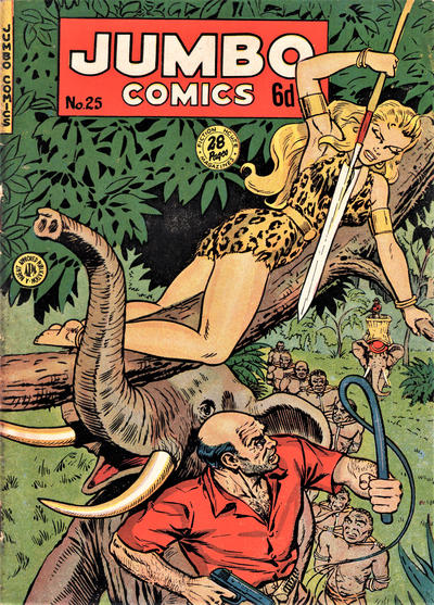 Cover for Jumbo Comics (H. John Edwards, 1950 ? series) #25