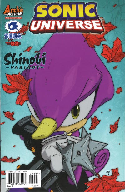 Cover for Sonic Universe (Archie, 2009 series) #92 [Cover B T-Rex]