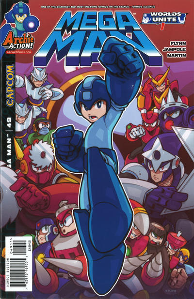 Cover for Mega Man (Archie, 2011 series) #49 [Edwin Huang Regular Cover]