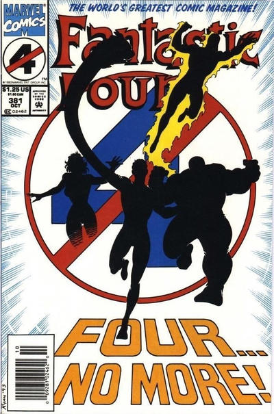 Cover for Fantastic Four (Marvel, 1961 series) #381 [Newsstand]