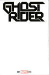 Cover Thumbnail for Ghost Rider (2017 series) #1 [Blank Cover Variant]