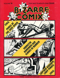 Cover Thumbnail for Bizarre Comix (Bélier Press, 1975 series) #18 - Perils of the Skin Diver; Sabretta Dominates Her Slaves in Rubber; Captain Kidnapp, Lady Pirate