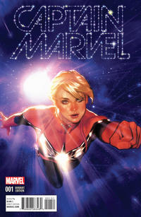 Cover Thumbnail for Captain Marvel (Marvel, 2016 series) #1 [Incentive Adam Hughes Variant]