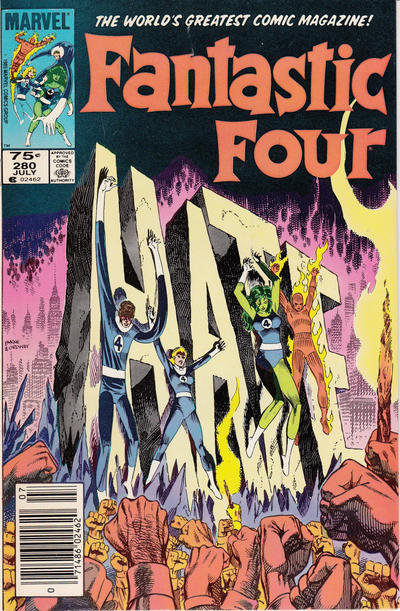 Cover for Fantastic Four (Marvel, 1961 series) #280 [Canadian]