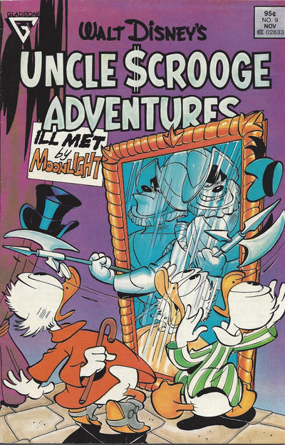 Cover for Walt Disney's Uncle Scrooge Adventures (Gladstone, 1987 series) #9 [Newsstand]