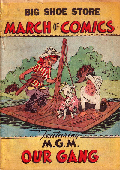 Cover for Boys' and Girls' March of Comics (Western, 1946 series) #26 [Big Shoe Store]