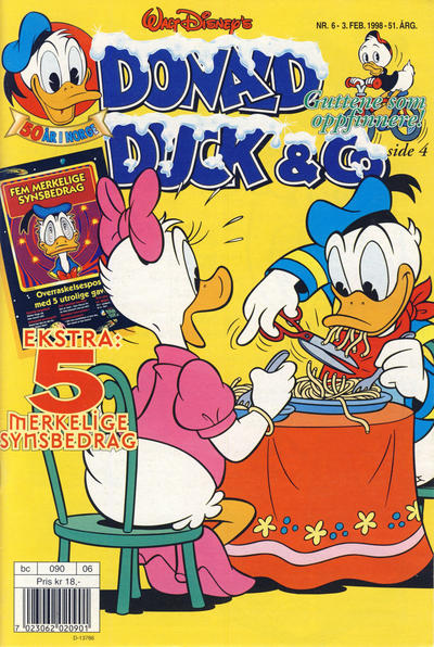 Cover for Donald Duck & Co (Hjemmet / Egmont, 1948 series) #6/1998