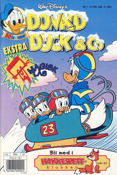 Cover for Donald Duck & Co (Hjemmet / Egmont, 1948 series) #7/1998