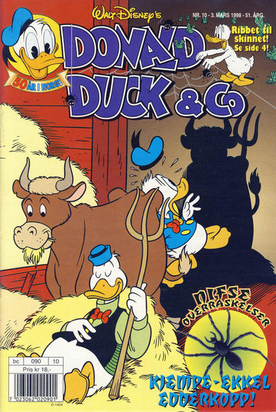 Cover for Donald Duck & Co (Hjemmet / Egmont, 1948 series) #10/1998
