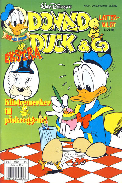 Cover for Donald Duck & Co (Hjemmet / Egmont, 1948 series) #14/1998
