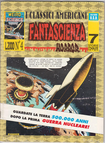 Cover for I Classici Americani Fantascienza Horror (Edizioni B.S.D., 1991 series) #4