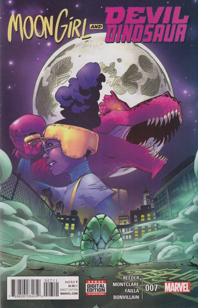 Cover for Moon Girl and Devil Dinosaur (Marvel, 2016 series) #7