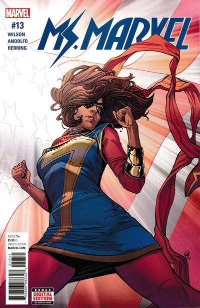 Cover for Ms. Marvel (Marvel, 2016 series) #13