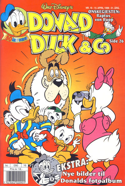 Cover for Donald Duck & Co (Hjemmet / Egmont, 1948 series) #16/1998