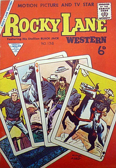 Cover for Rocky Lane Western (L. Miller & Son, 1950 series) #138