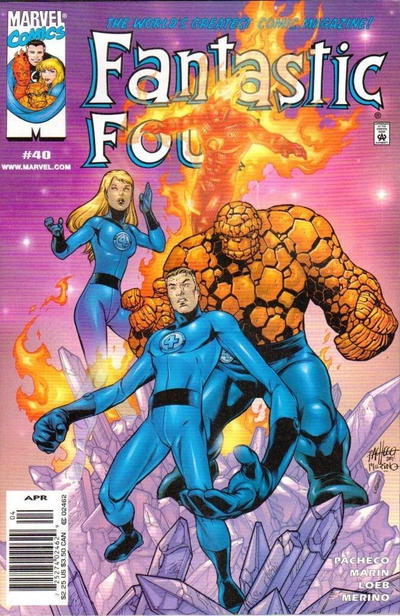 Cover for Fantastic Four (Marvel, 1998 series) #40 [Newsstand]