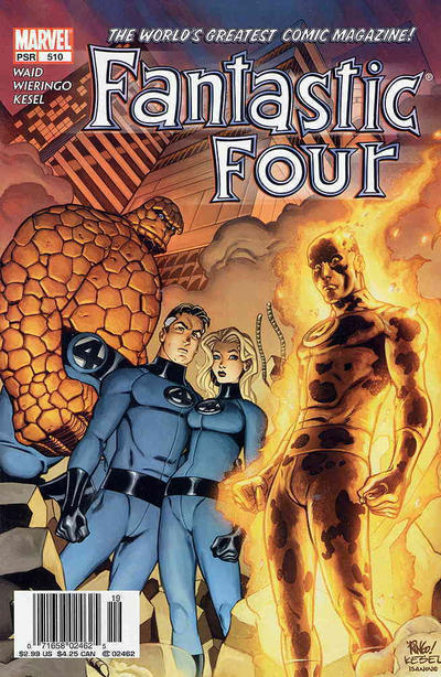 Cover for Fantastic Four (Marvel, 1998 series) #510 [Newsstand]