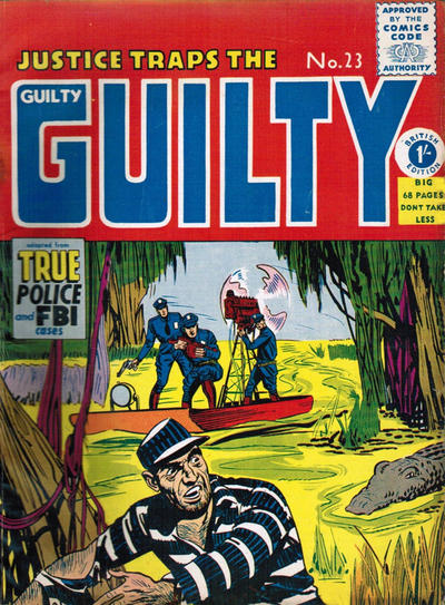 Cover for Justice Traps the Guilty (Arnold Book Company, 1954 ? series) #23