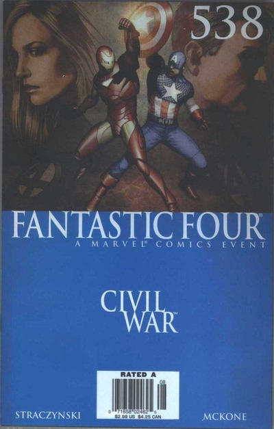 Cover for Fantastic Four (Marvel, 1998 series) #538 [Newsstand]